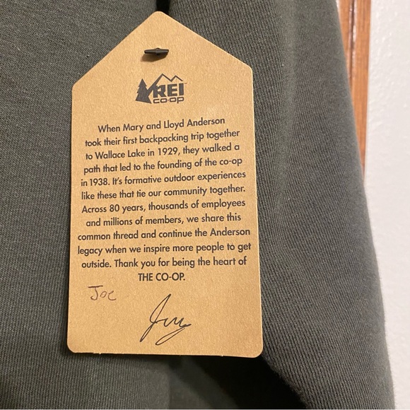 Men's Large REI Co-op 80th Anniversary Limited Staff Edition Sweatshirt - NWT - Picture 9 of 14